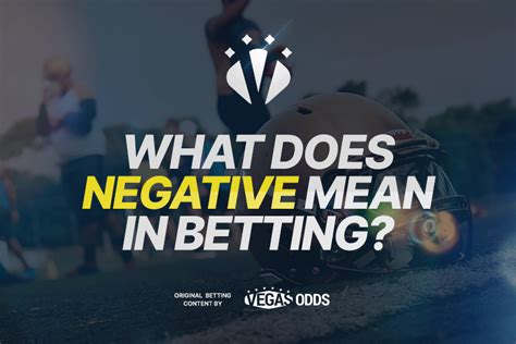 what do negative odds mean